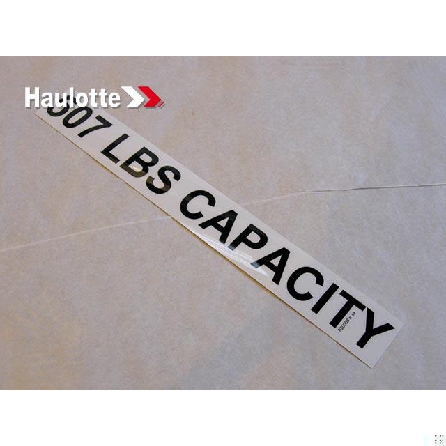 Haulotte Part # 307P200080 - LABEL