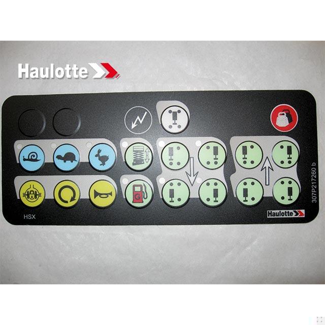 Haulotte Part # 307P217260 - UPPER BOX LABEL H-SX