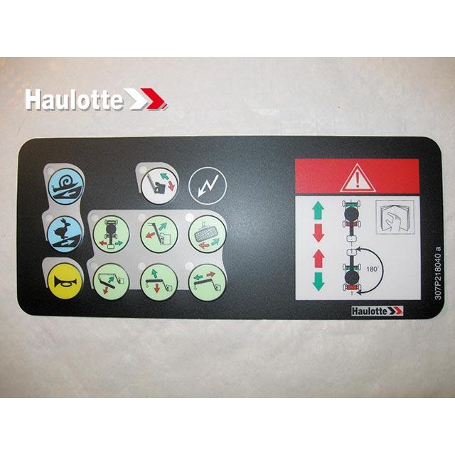 Haulotte Part # 307P218040 - UPPER BOX DECAL