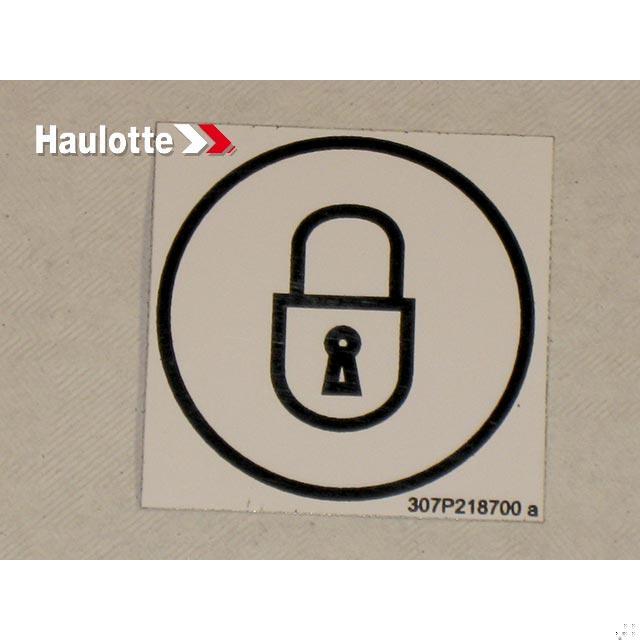 Haulotte Part # 307P218700 - LABEL
