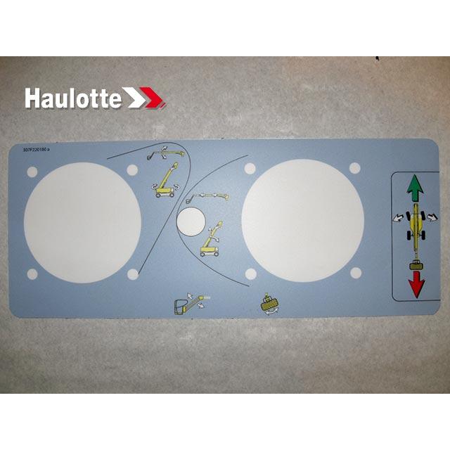 Haulotte Part # 307P220180 - LABEL
