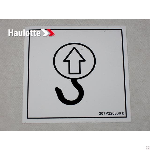 Haulotte Part # 307P220830 - LABEL
