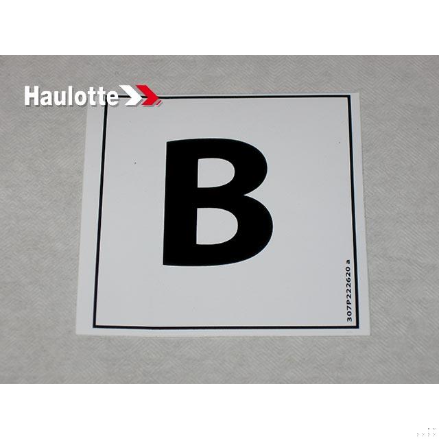 Haulotte Part # 307P222620 - LABEL