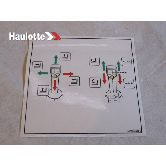 Haulotte Part # 307P226450 - LABEL