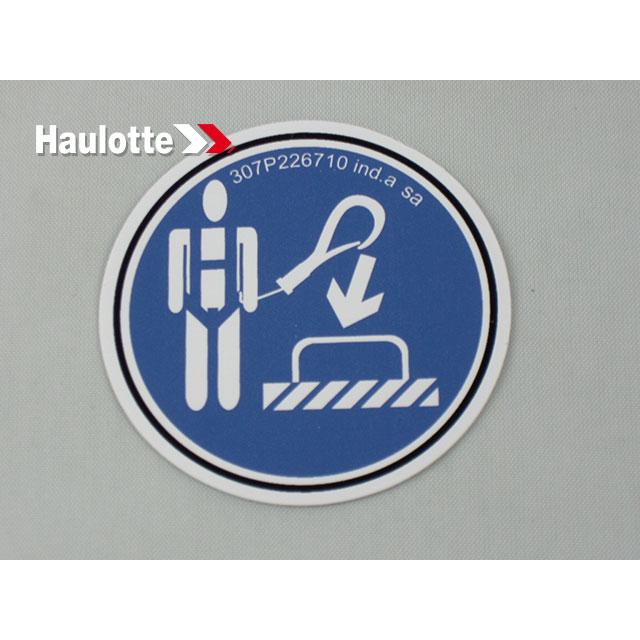 Haulotte Part # 307P226710 - LABEL