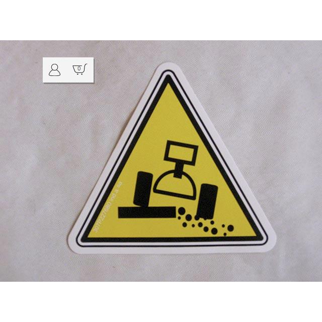 Haulotte Part # 307P227680 - DANGER LABEL