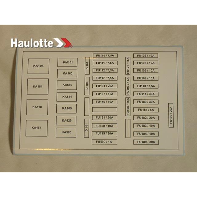 Haulotte Part # 307P228740 - BOX RELAY