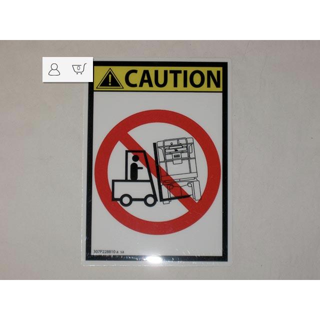 Haulotte Part # 307P228810 - DEACAL CAUTION