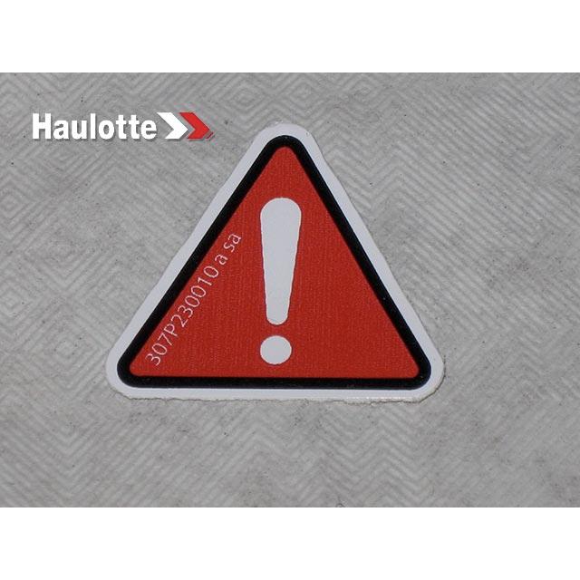 Haulotte Part # 307P230010 - LABEL