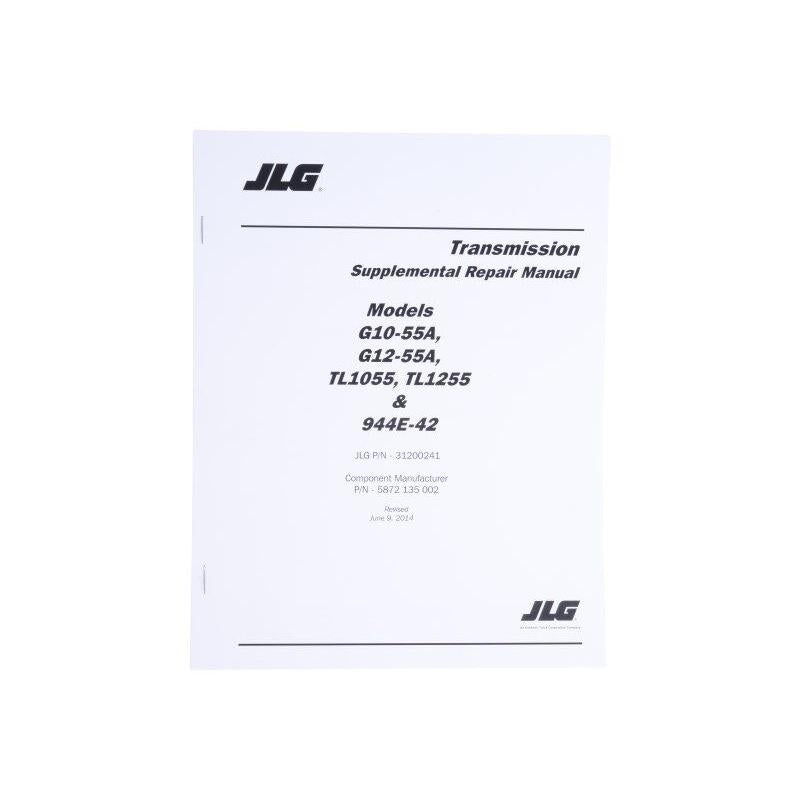 JLG Part # 31200241 - ZF TRANSMISSION REPAIR MANUAL