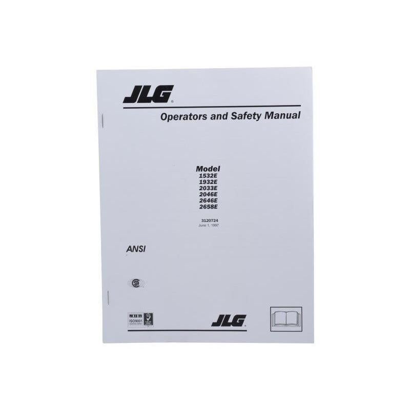 JLG Part # 3120724 - MANUAL. E-SIZZOR OPERATOR