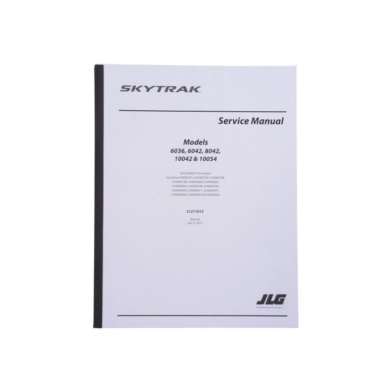 JLG Part # 31211015 - 6036/42. 8042. 10042/54 SERV MNL