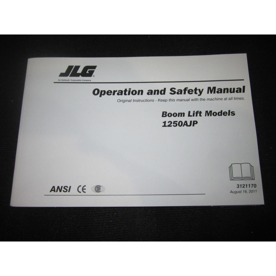 JLG Part # 3121170 - MNL. 1250AJP GBL OPERATOR/SAFE