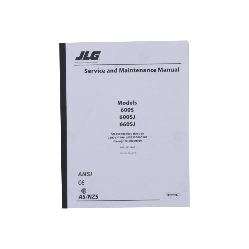 JLG Part # 3121202 - MNL. 600S GBL SERVICE