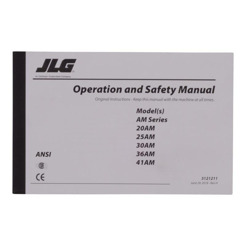 JLG Part # 3121211 - AM SERIES GLOBAL OPER/SAFETY
