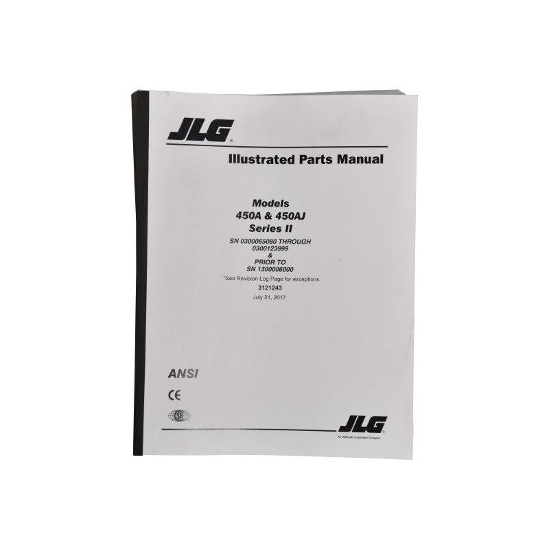 JLG Part # 3121243 - MANUAL. 450SRII GLOBAL PARTS