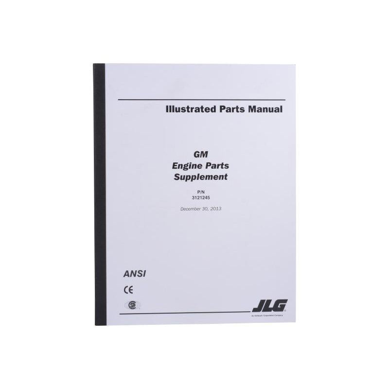 JLG Part # 3121245 - GM ENGINE PARTS SUPPLEMENT