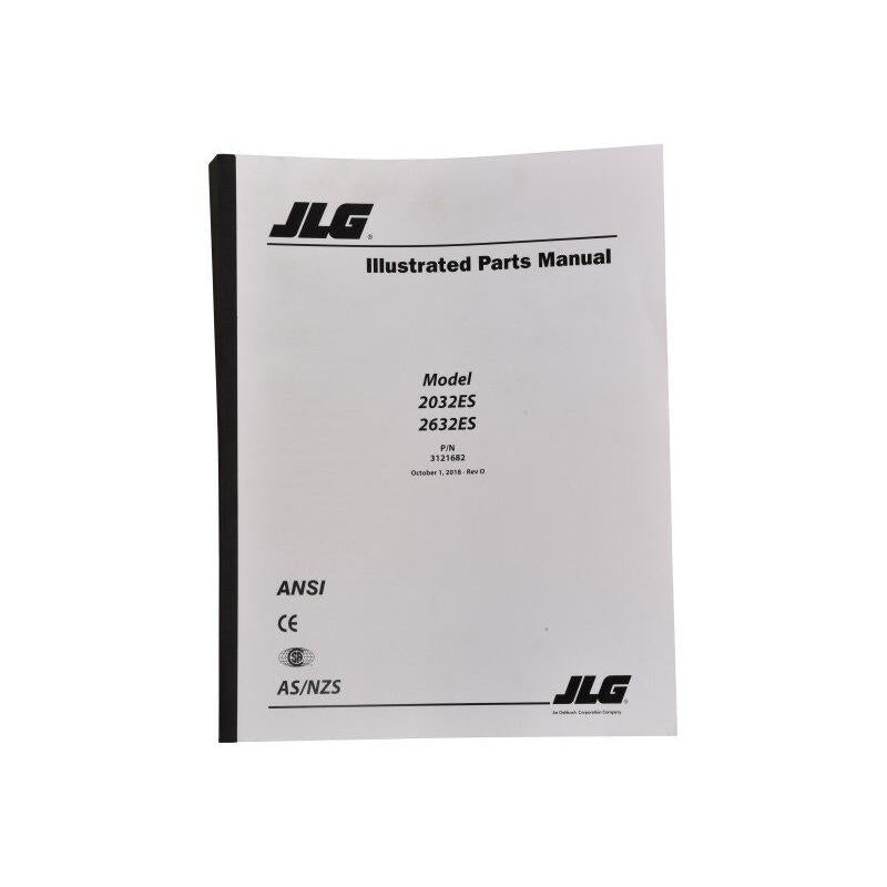 JLG Part # 3121682 - MNL. 20/2632ES GBL PARTS