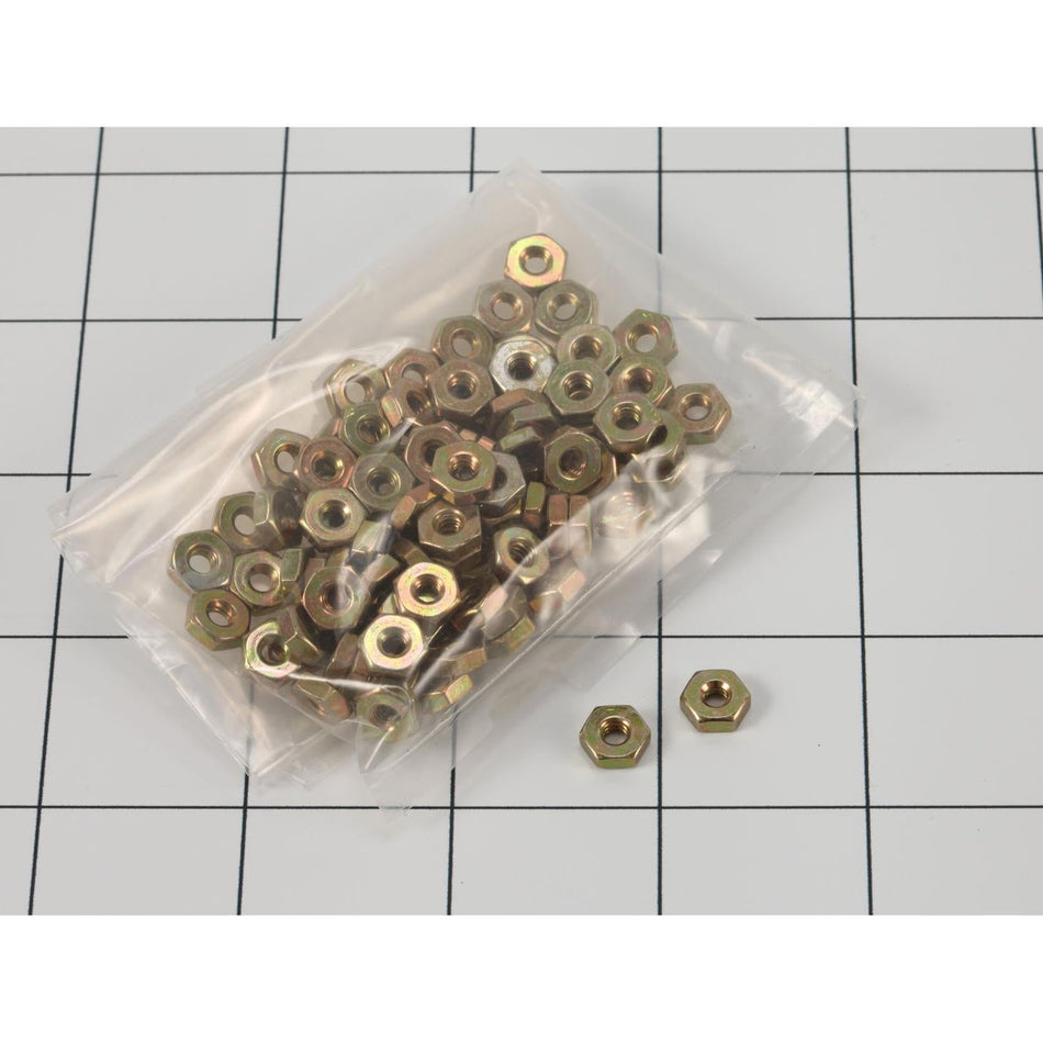 JLG Part # 3310601-100 - NUT HEX. 6-32 REG HT.QTYT=100
