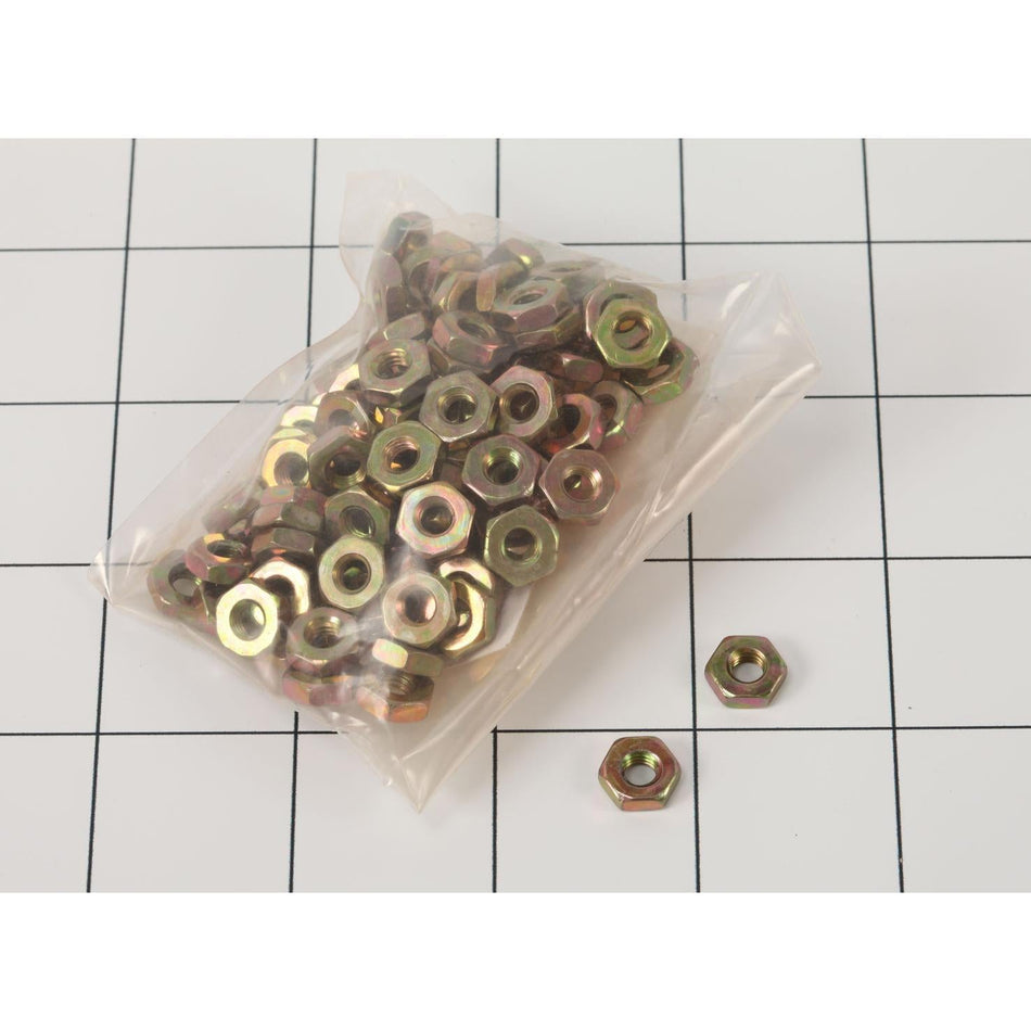 JLG Part # 3321001-100 - NUT HEX. 10-32 REG HT.QTY=100