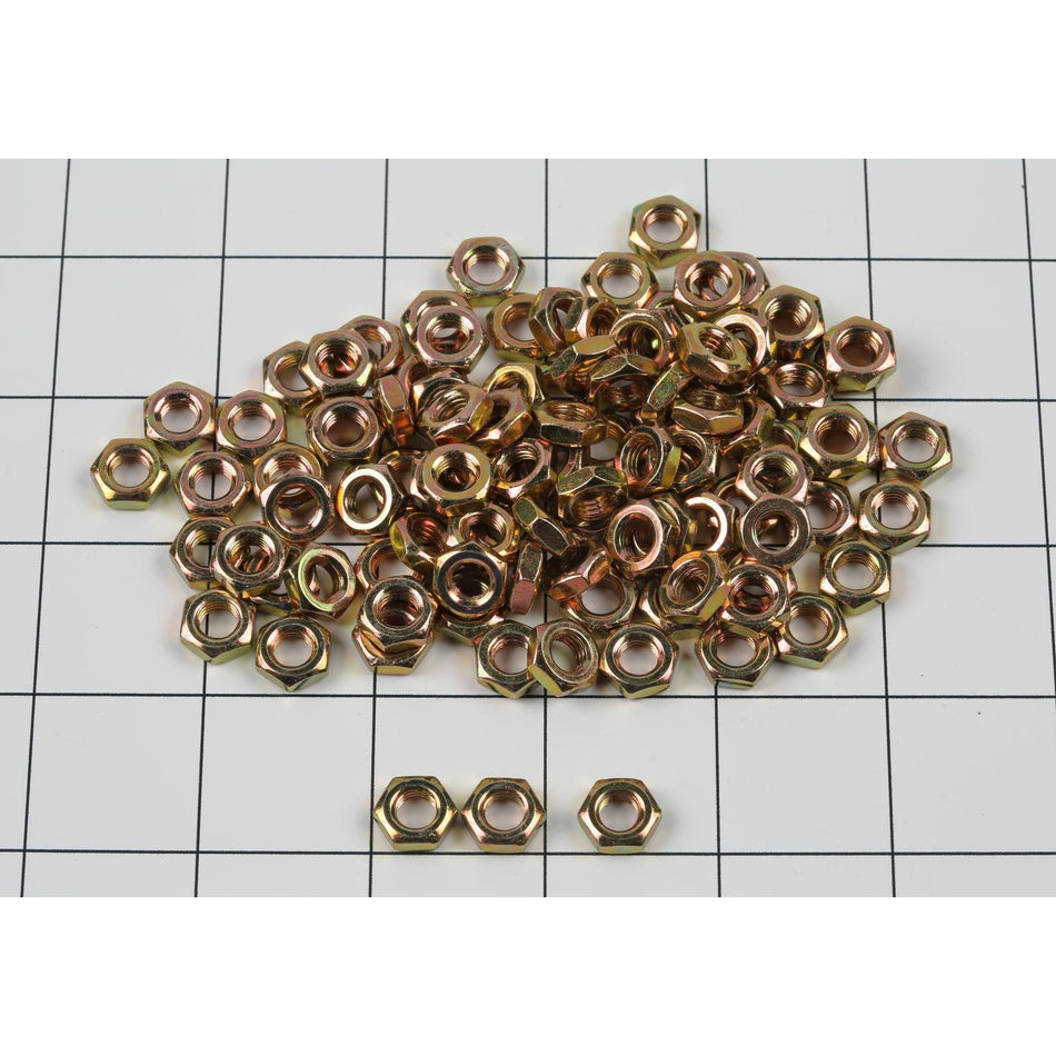JLG Part # 3321402-100 - NUT HEX. .250-28 LOW HT.QTY=100