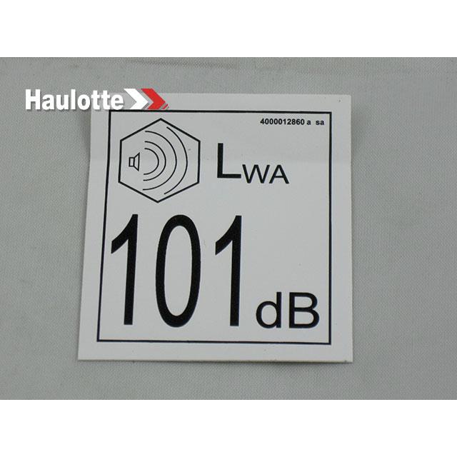 Haulotte Part # 4000012860 - SOUND POWER 101DB