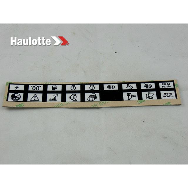 Haulotte Part # 4000015790 - LABEL