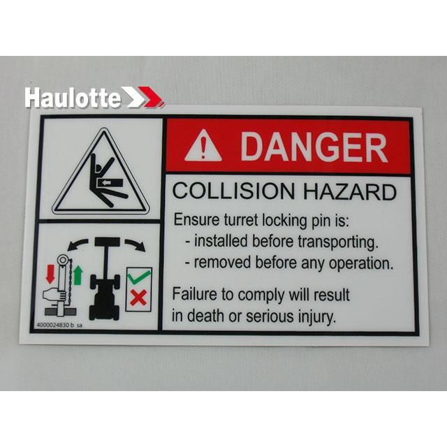Haulotte Part # 4000024830 - BODY CRUSHING