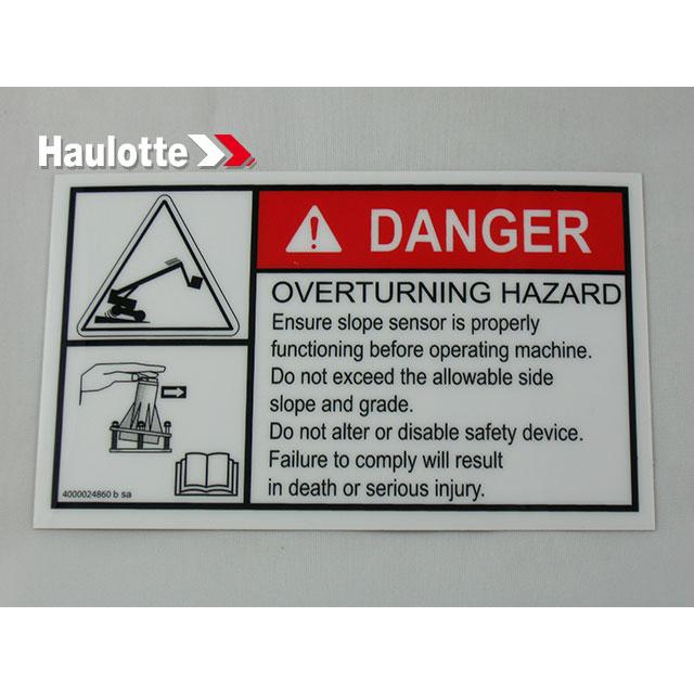 Haulotte Part # 4000024860 - TROUBLESHOOTING