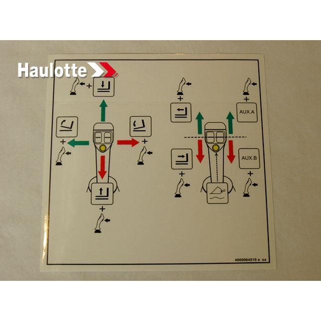 Haulotte Part # 4000064510 - LABEL