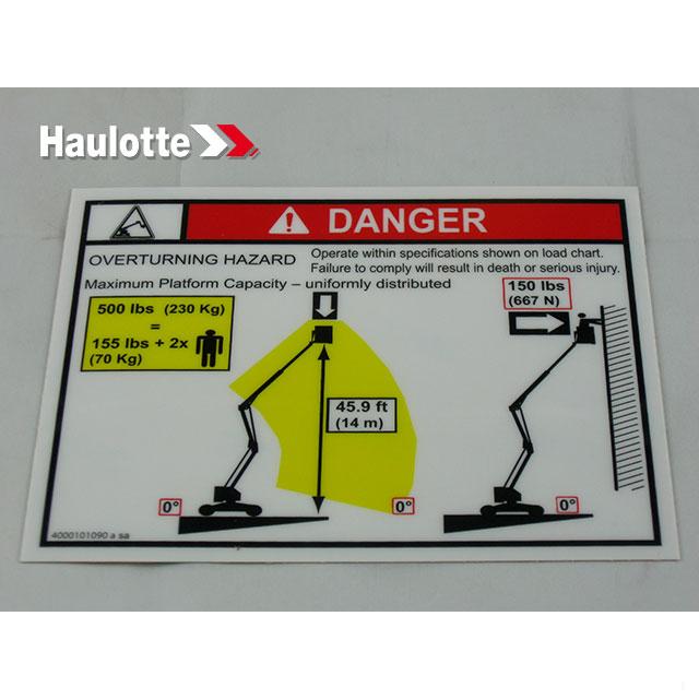 Haulotte Part # 4000101090 - LOAD HEIGHT HA46JRT 230
