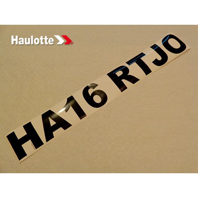 Haulotte Part # 4000101940 - COMMERCIAL NAME LABEL