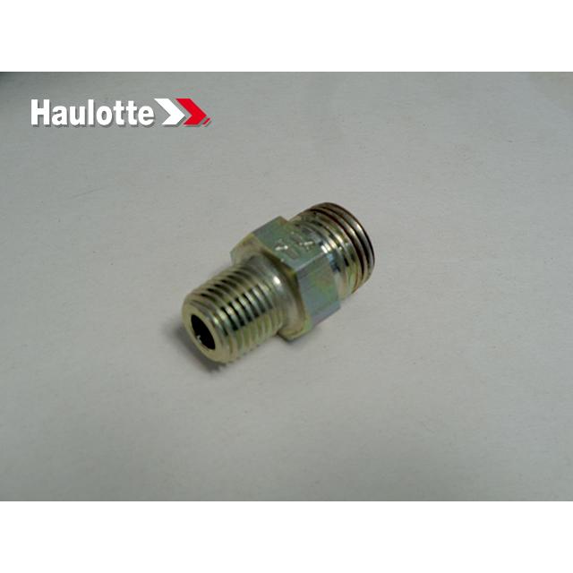 Haulotte Part # 4000105890 - FITTING-1/4-18 MNPT - 11/16-16