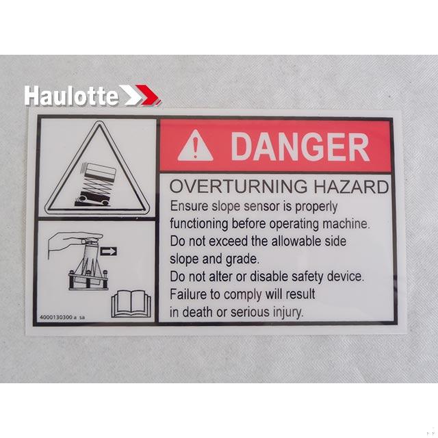 Haulotte Part # 4000130300 - TROUBLESHOOTING