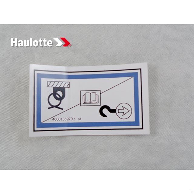Haulotte Part # 4000135970 - ANCHORAGE POINT