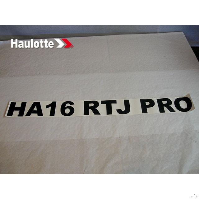 Haulotte Part # 4000138120 - COMMERCIAL NAME LABEL