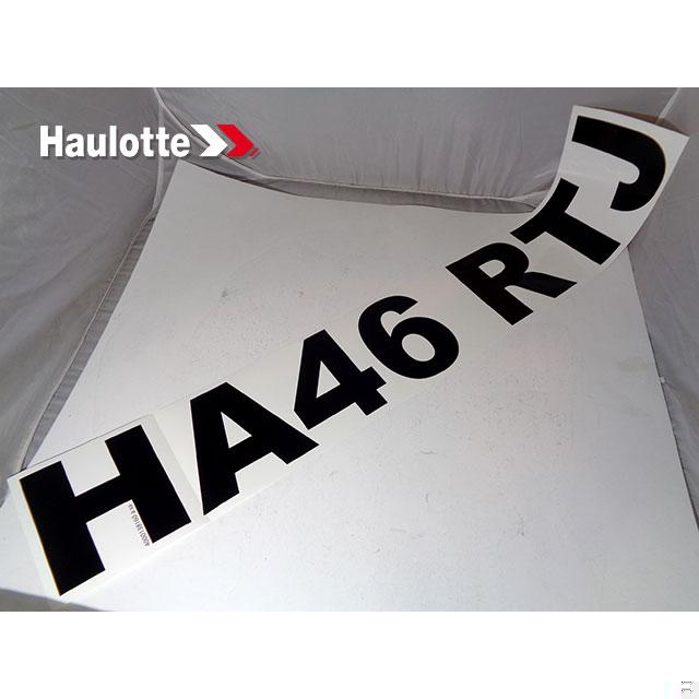 Haulotte Part # 4000138160 - COMMERCIAL NAME LABEL