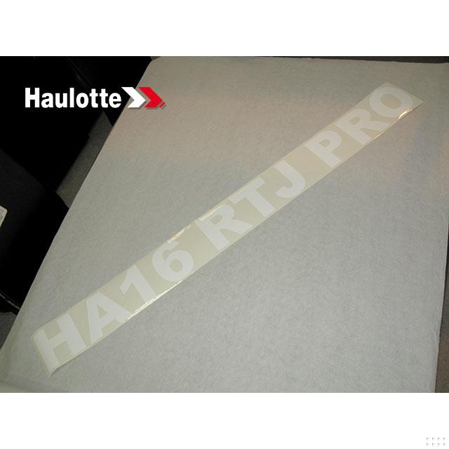 Haulotte Part # 4000138240 - COMMERCIAL NAME LABEL