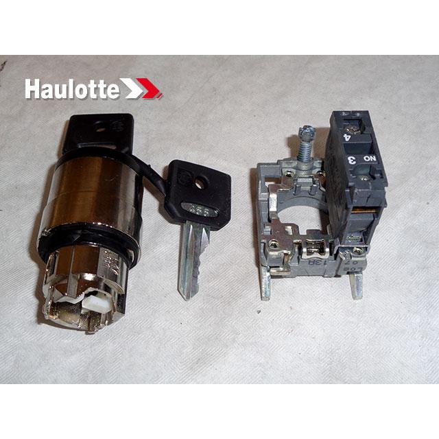 Haulotte Part # 4000173940 - ROTARY KNOB WITH KEY
