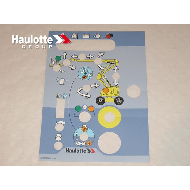 Haulotte Part # 4000227100 - TURRET CONTROL PANEL HA16 18