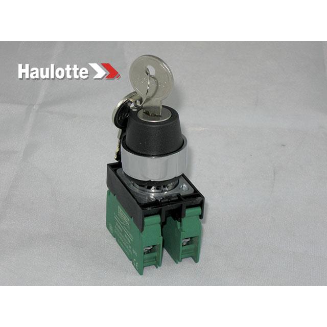 Haulotte Part # 4000419630 - ROTARY KNOB WITH KEY 2 see 2901015420