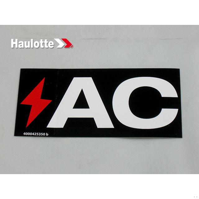 Haulotte Part # 4000425350 - INFORMATION EXPLANATION