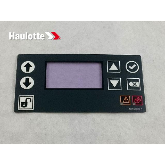 Haulotte Part # 4000426560 - KIT LABEL WINDOW   OPTION