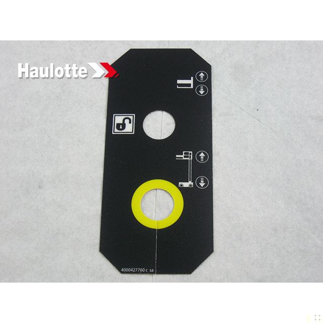 Haulotte Part # 4000427760 - UPPER CONTROL PANEL