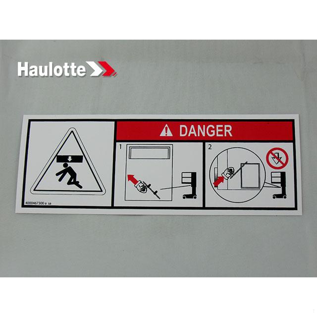 Haulotte Part # 4000467300 - INFORMATION EXPLANATION