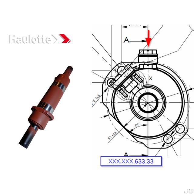 Haulotte Part # 4000471710 - STEERING CYLINDER see 4000474160