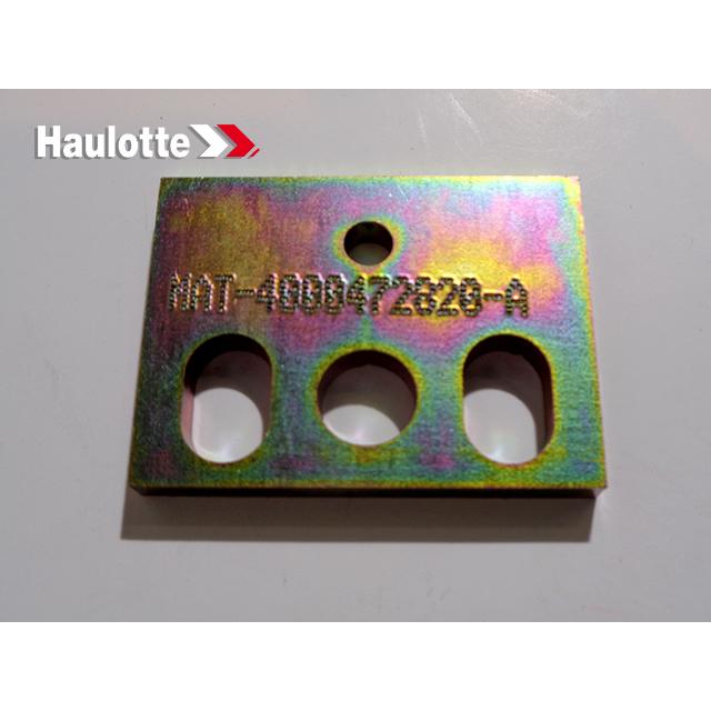 Haulotte Part # 4000472820 - PIN STOP PLATE