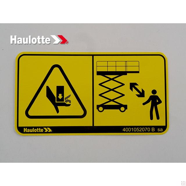 Haulotte Part # 4001052070 - BODY CRUSHING