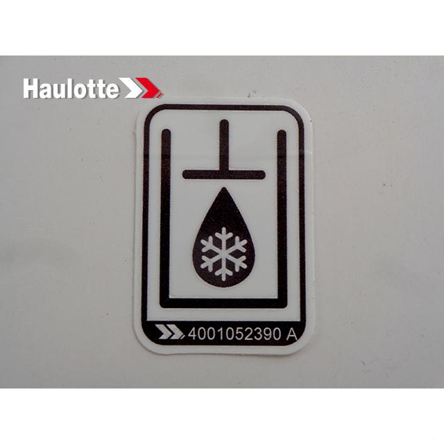 Haulotte Part # 4001052390 - INFO-EXPLANATION LABEL