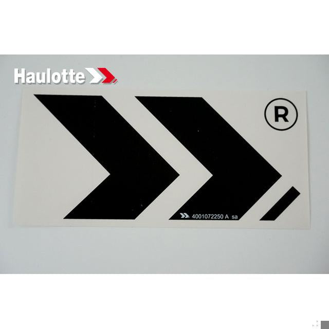 Haulotte Part # 4001072250 - ETQ GRAPHISME HAULOTTE